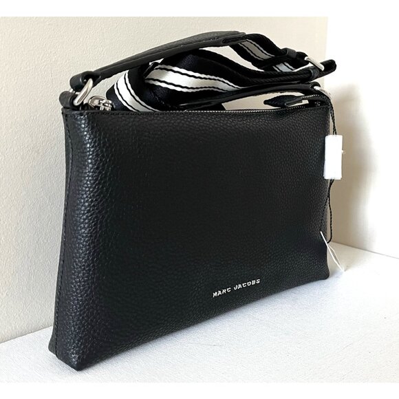 New Marc Jacobs Cosmo Crossbody Pebble Leather Black - Picture 2 of 5